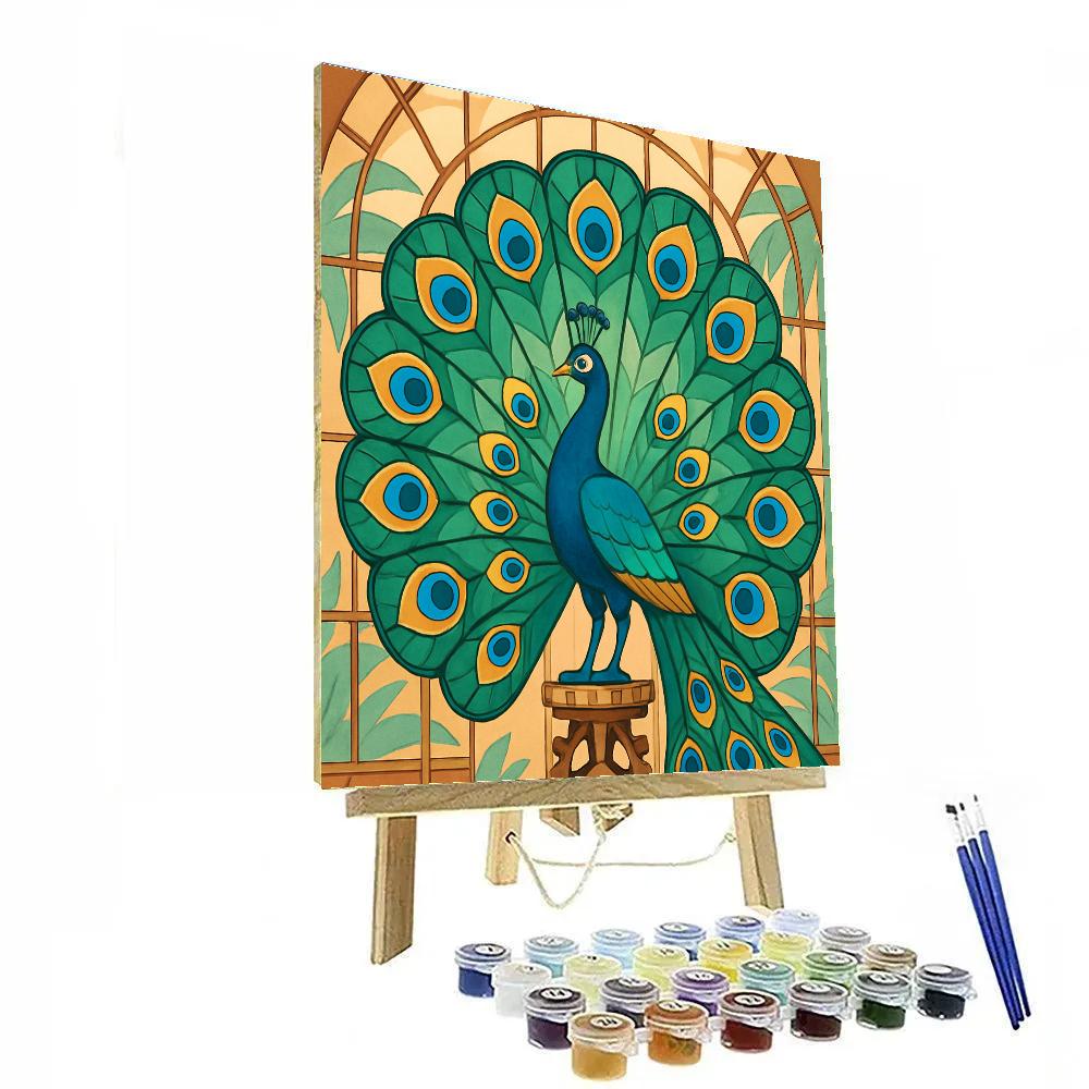 Clockwork Conservatory Peacock Numbered painting kits