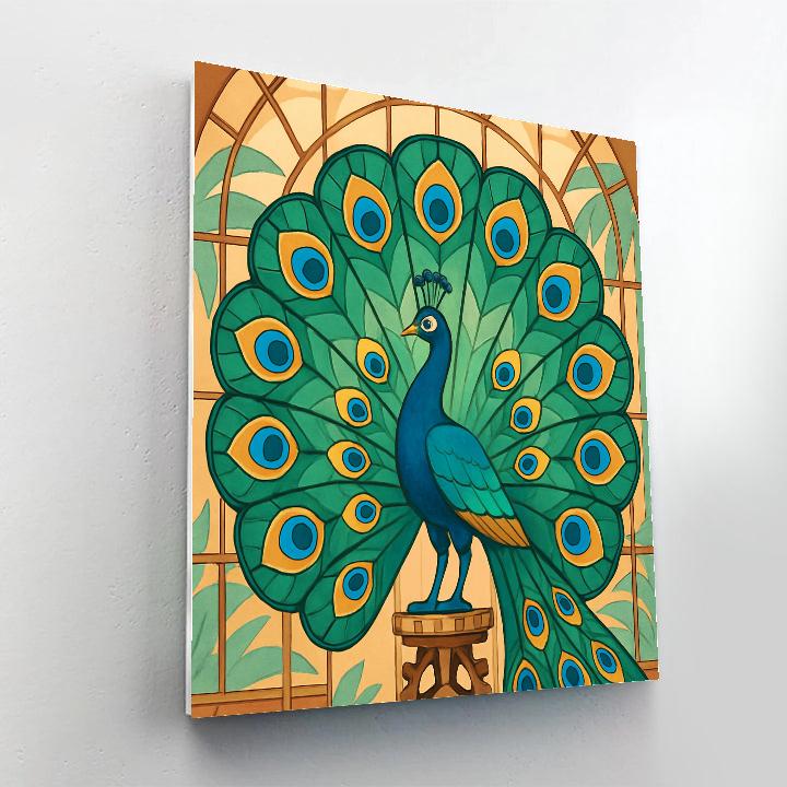 Clockwork Conservatory Peacock Numbered painting kits