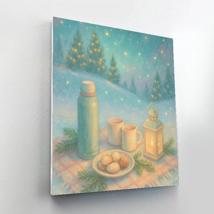 Firefly Snow Night Picnic Paint by numbers kits