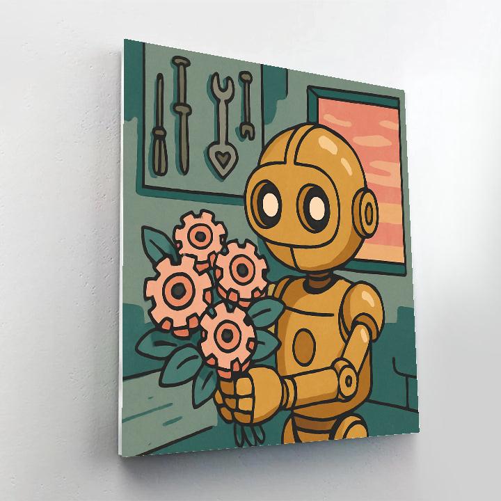 Clockwork Bouquet, Valentines Day Edition Paint by numbers kits