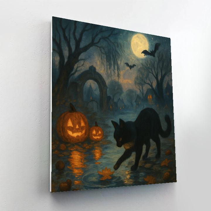 Lanterns Along The Witchwater Causeway painting number kit