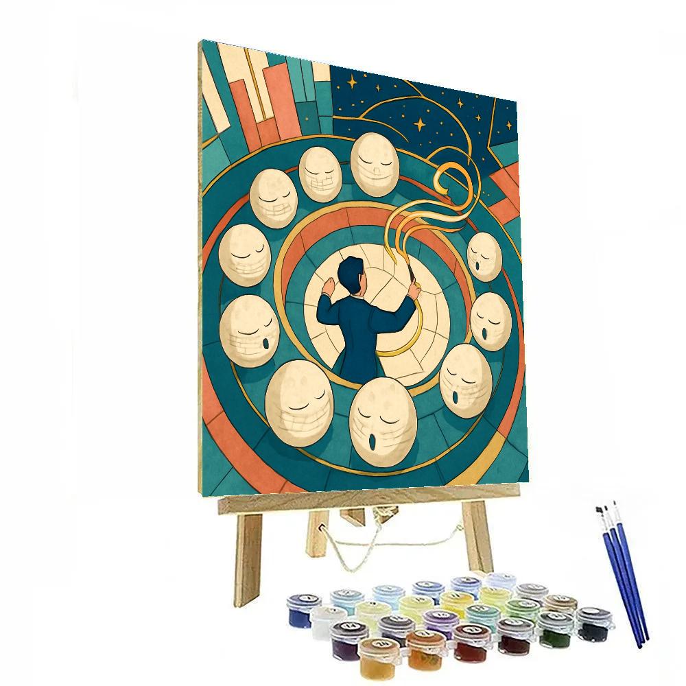 Kinetic Marble Choir In Music paint by numbers