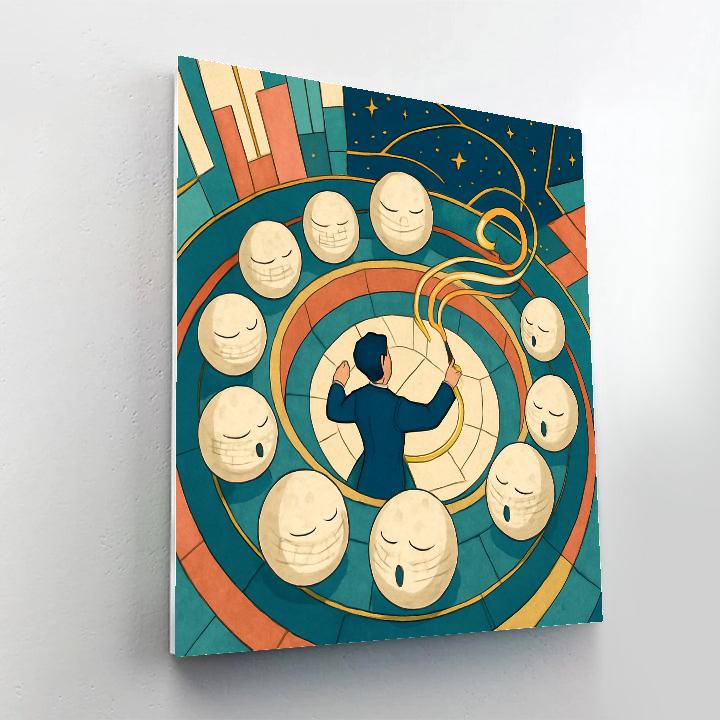 Kinetic Marble Choir In Music paint by numbers