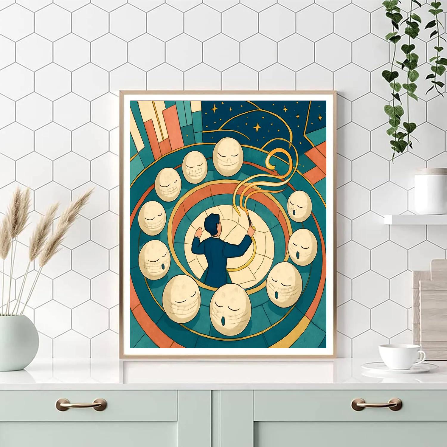 Kinetic Marble Choir In Music paint by numbers