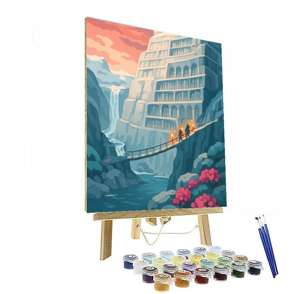 Skybridge Of The Mountain Archives Paint by numbers art