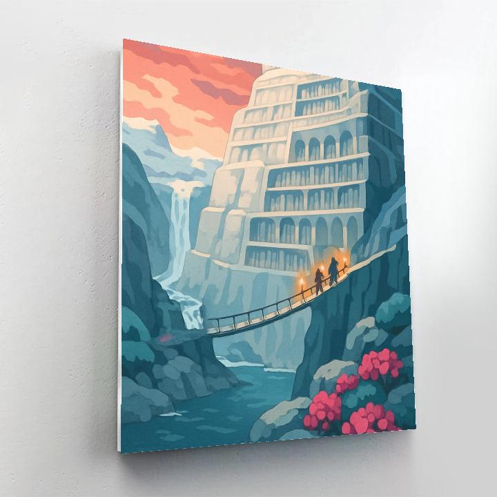 Skybridge Of The Mountain Archives Paint by numbers art