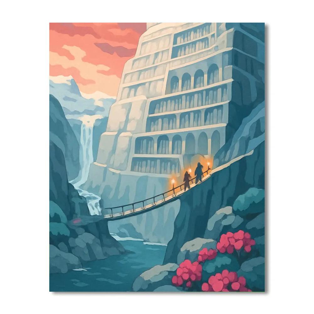 Skybridge Of The Mountain Archives Paint by numbers art