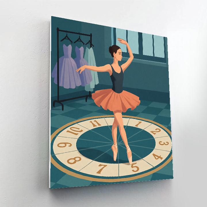 Clockwork Atelier Ballet Tableau Numbered painting kits