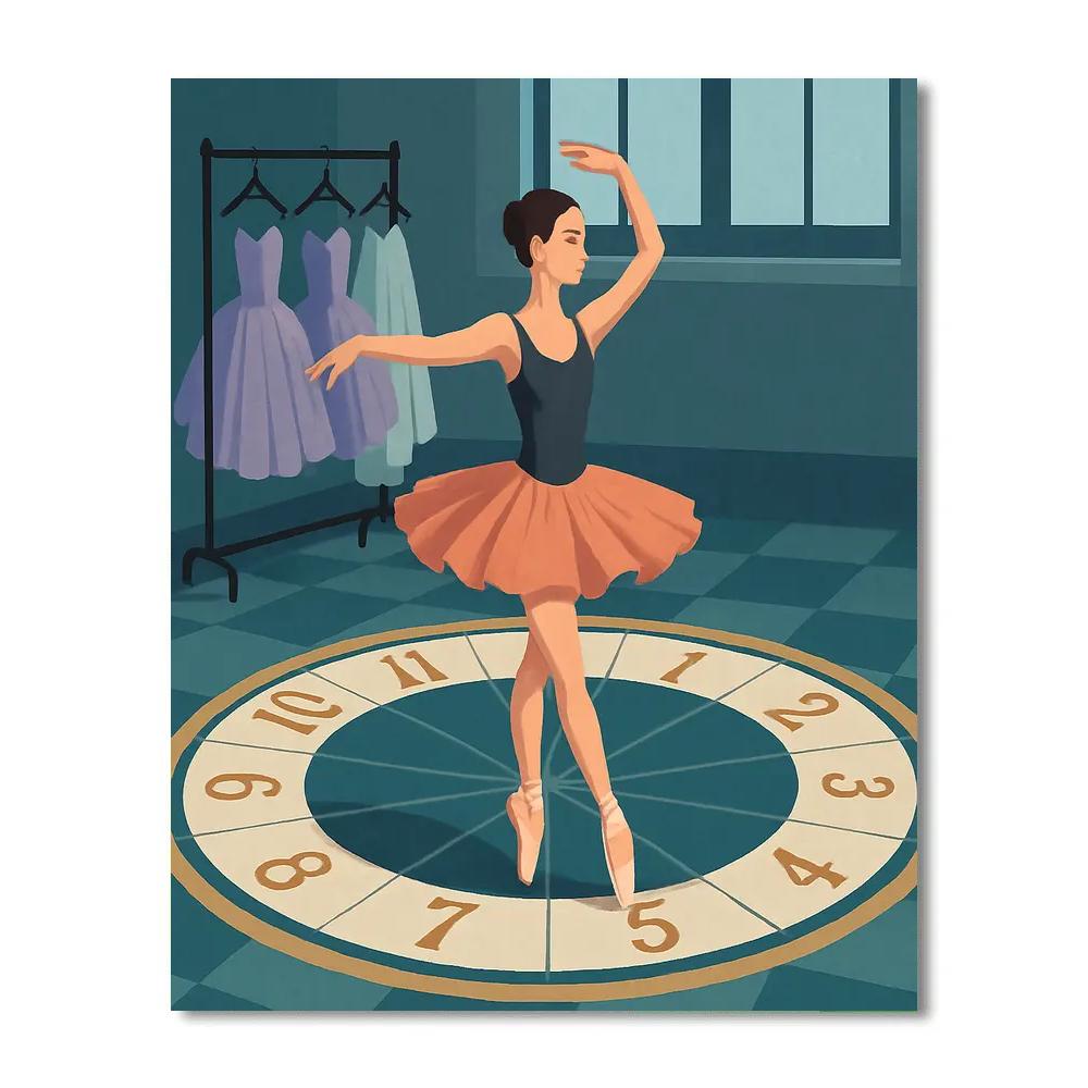Clockwork Atelier Ballet Tableau Numbered painting kits