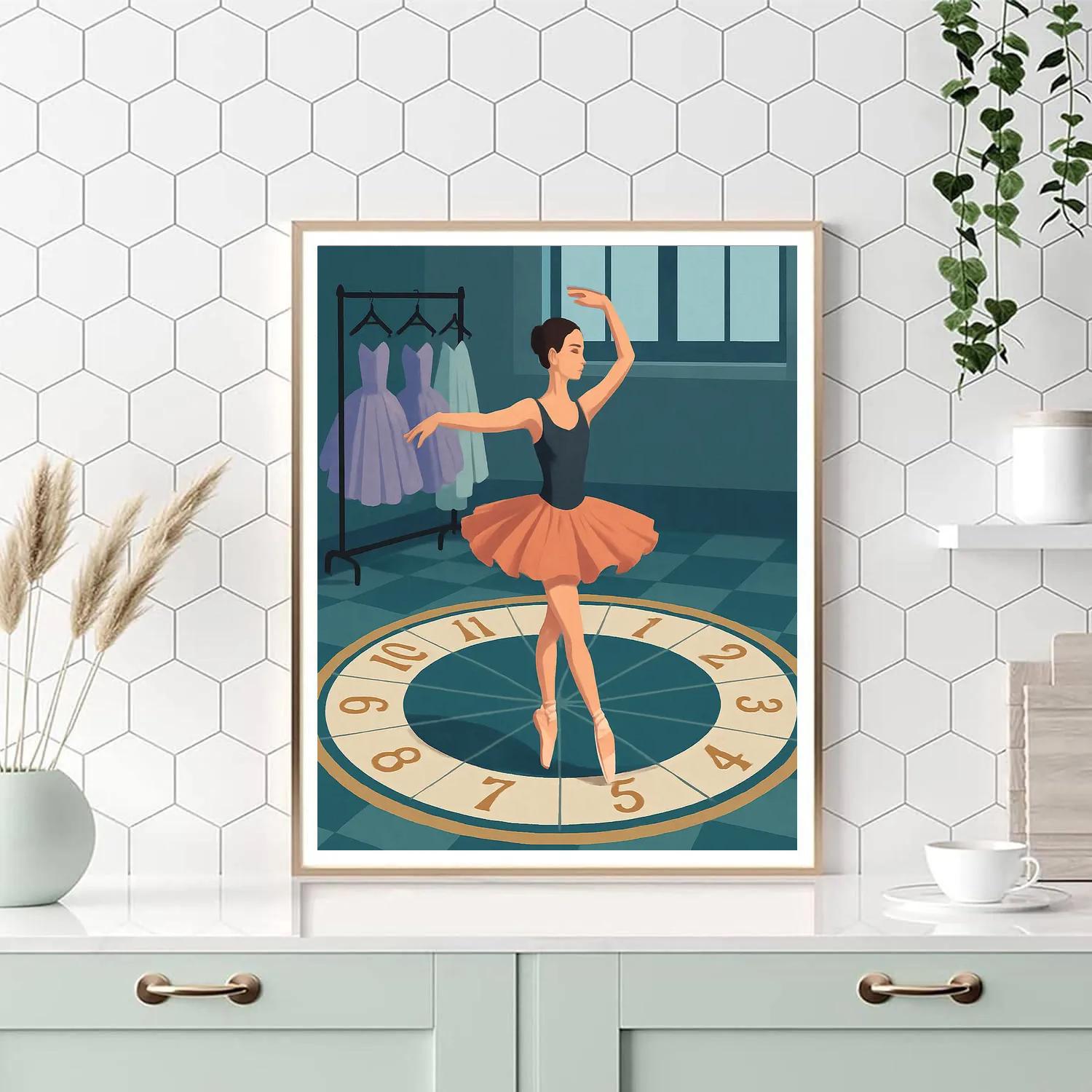 Clockwork Atelier Ballet Tableau Numbered painting kits