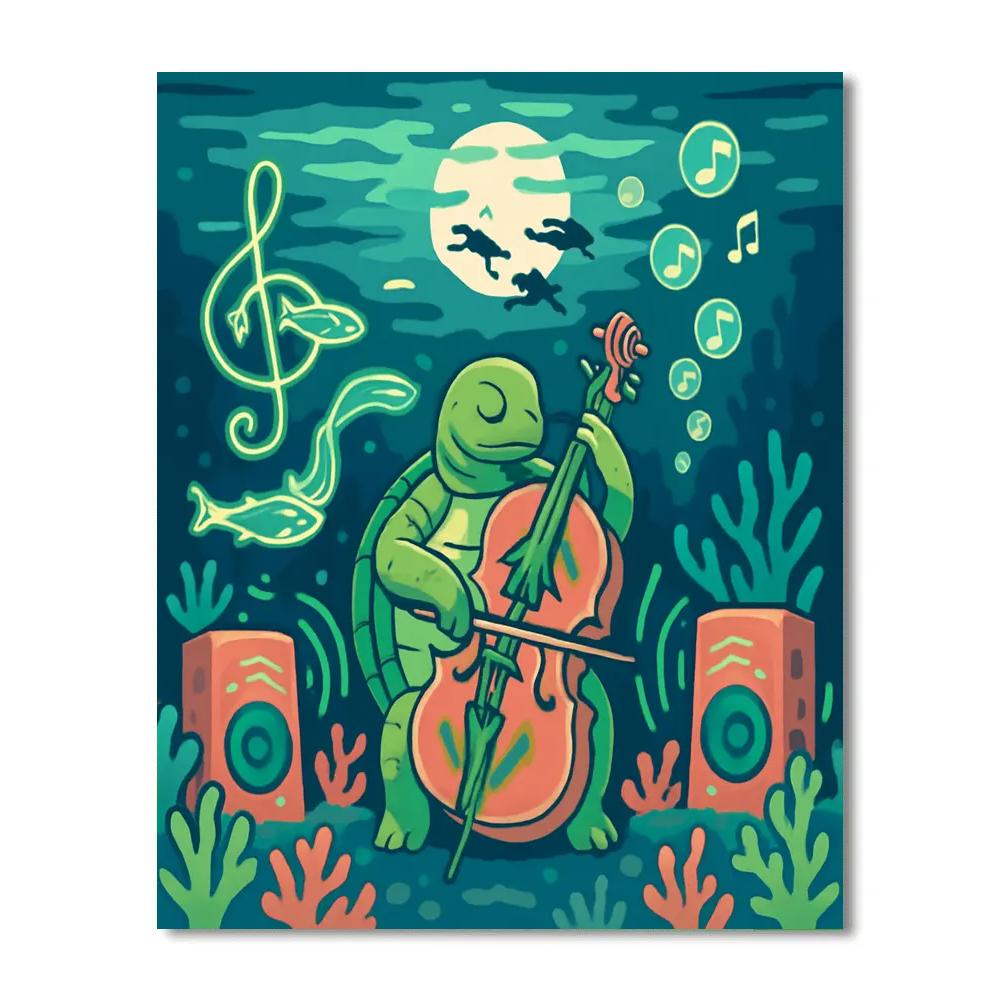 Music-Lit Reef Orchestra paint by numbers