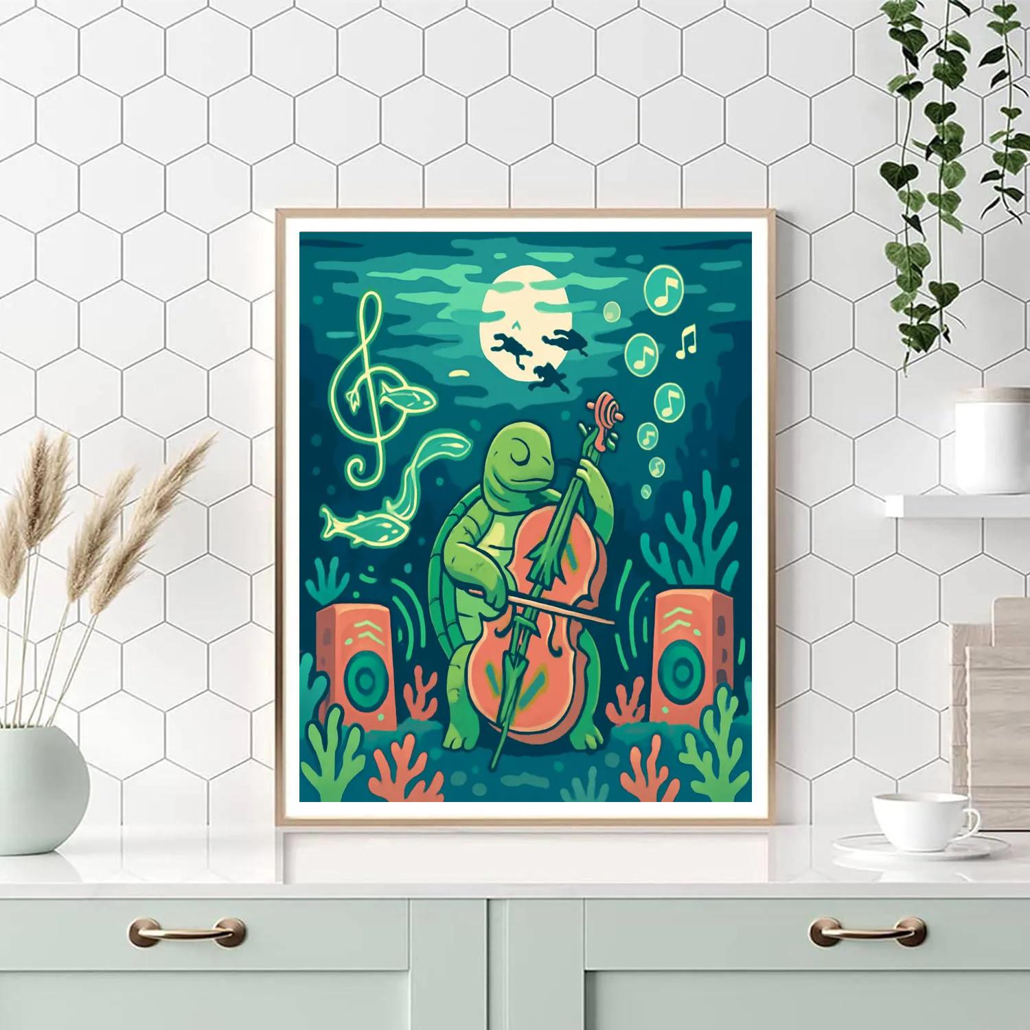 Music-Lit Reef Orchestra paint by numbers
