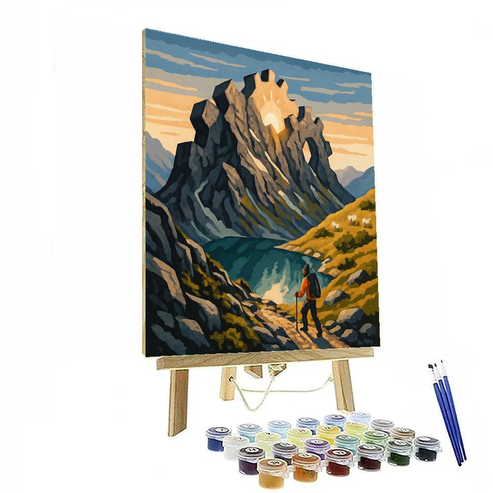 Clockwork Ridge Mountain paint by numbers