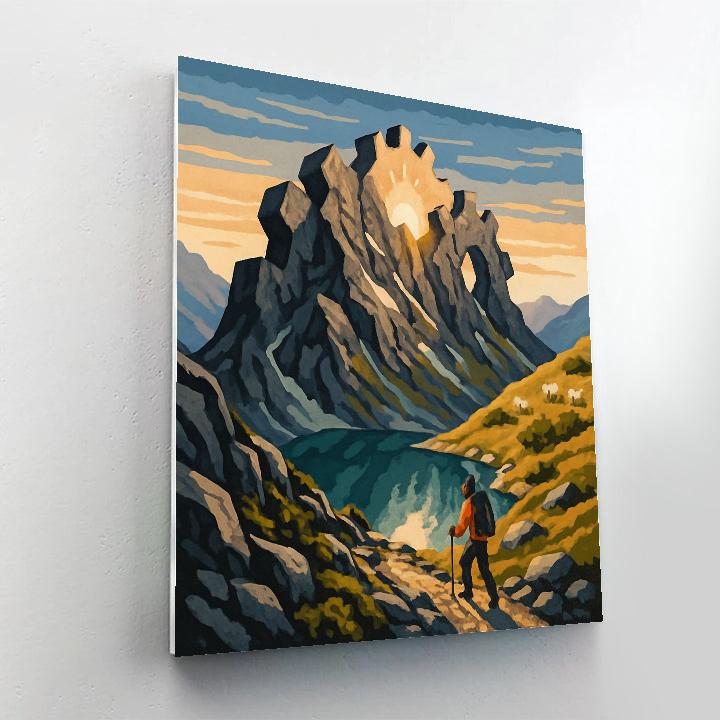 Clockwork Ridge Mountain paint by numbers