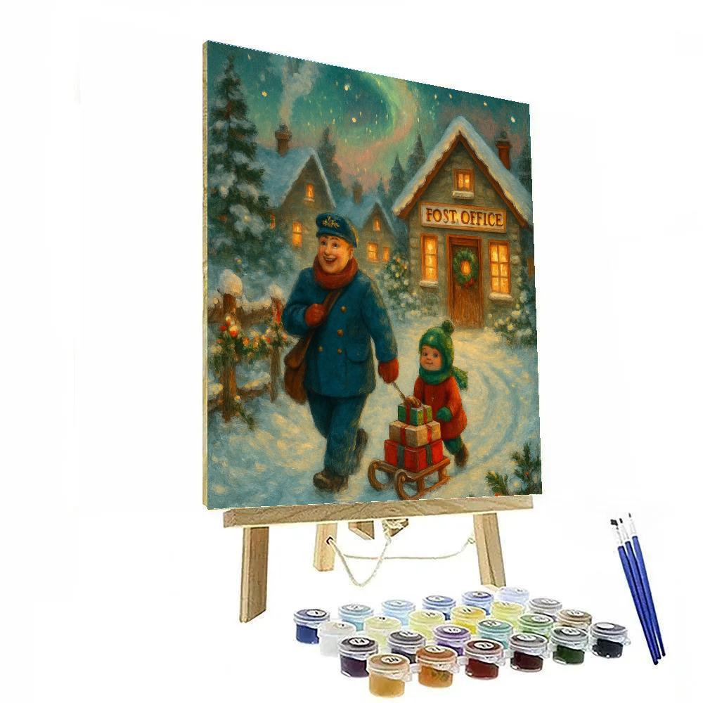 Aurora Post Office Parade paint by numbers