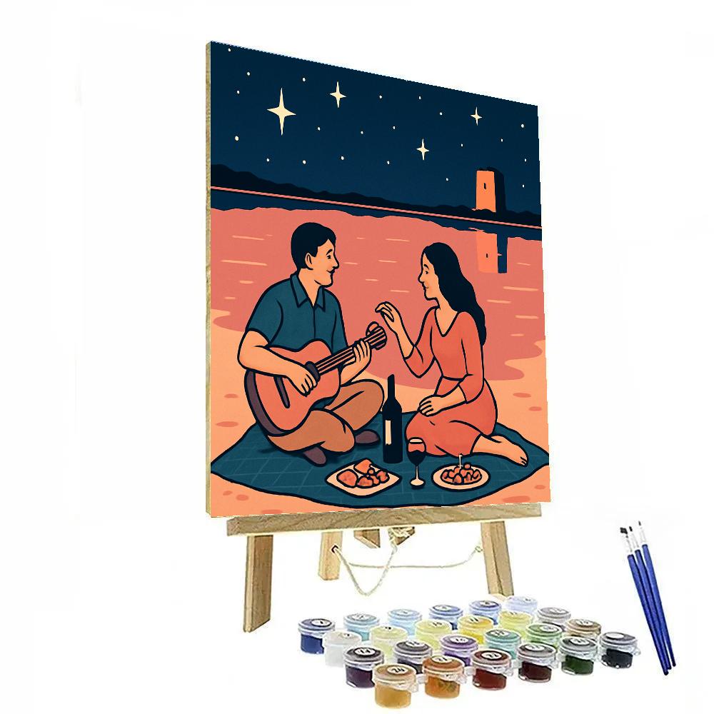 Salt Flat Stargazers In Spain Paint by numbers kits