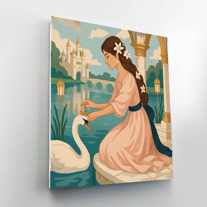 Lakeside Coronation Pavilion, Princess Edition Number painting
