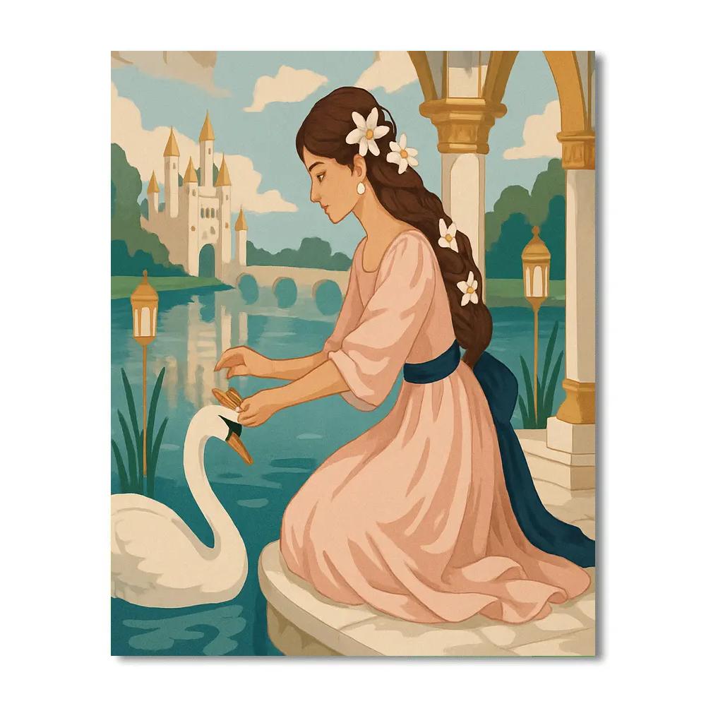 Lakeside Coronation Pavilion, Princess Edition Number painting