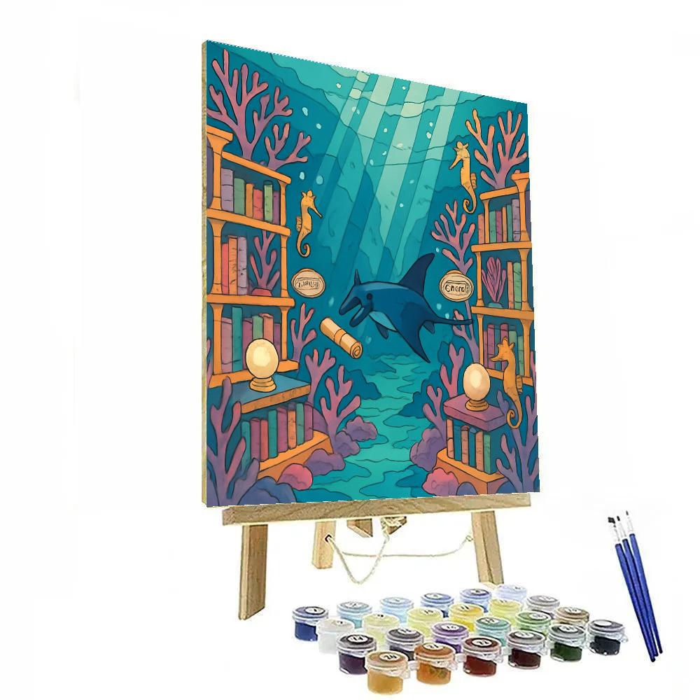 Coral Archive In The Ocean painting number kit