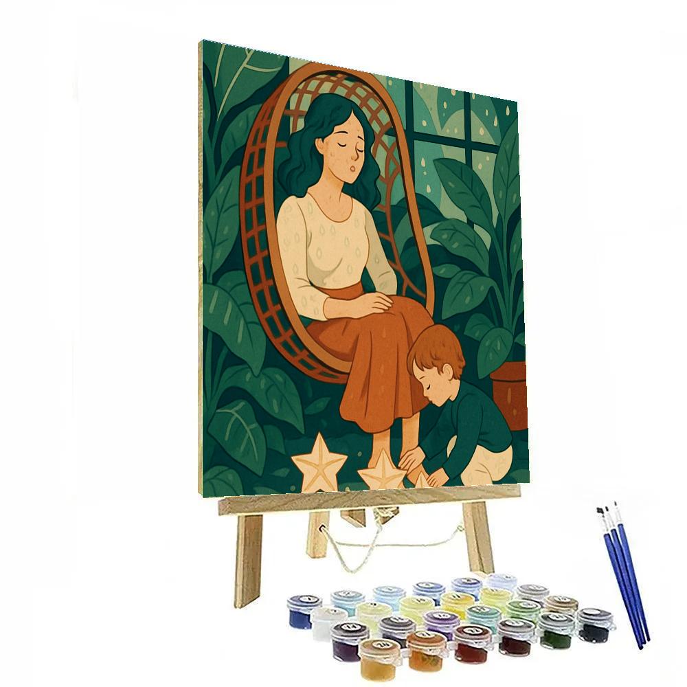 Glasshouse Constellations Mother Lullaby Paint by numbers art