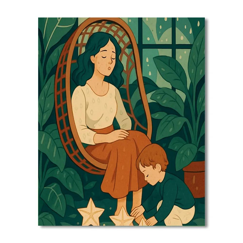 Glasshouse Constellations Mother Lullaby Paint by numbers art