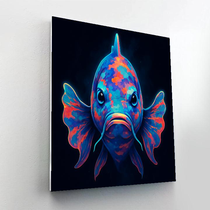 Nebula Mirror Koi DIY paint by numbers