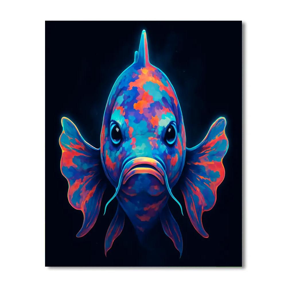 Nebula Mirror Koi DIY paint by numbers