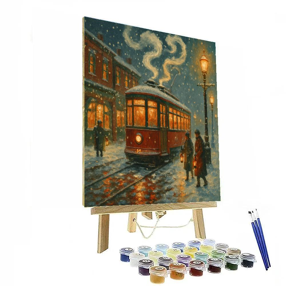 The Cocoa Steam Streetcar paint by color