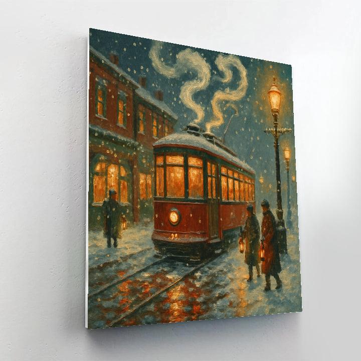 The Cocoa Steam Streetcar paint by color