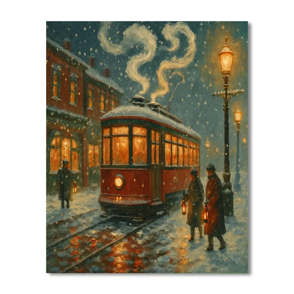 The Cocoa Steam Streetcar paint by color