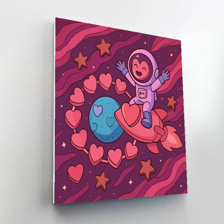 Valentines Day Candy Comet Carousel Paint by numbers kits