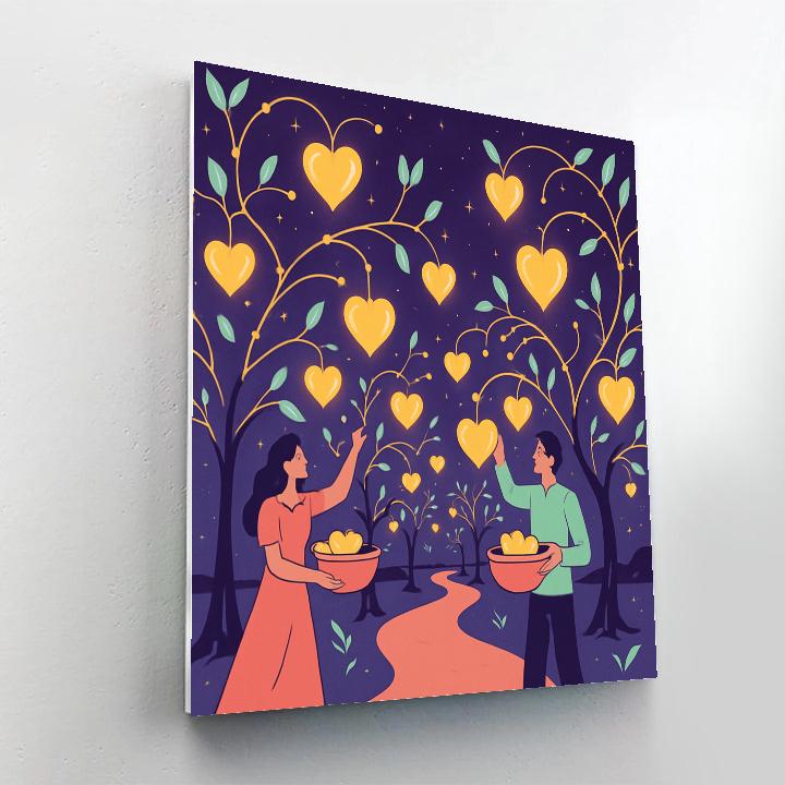 Star Orchard Valentines Day Harvest Paint by numbers kits