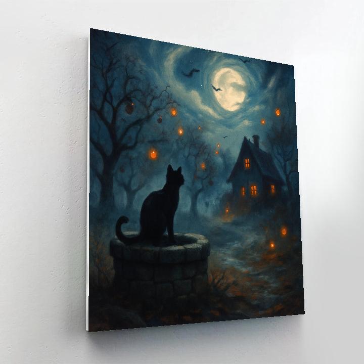 Lanterns Of The Hollow Orchard Paint by numbers kits