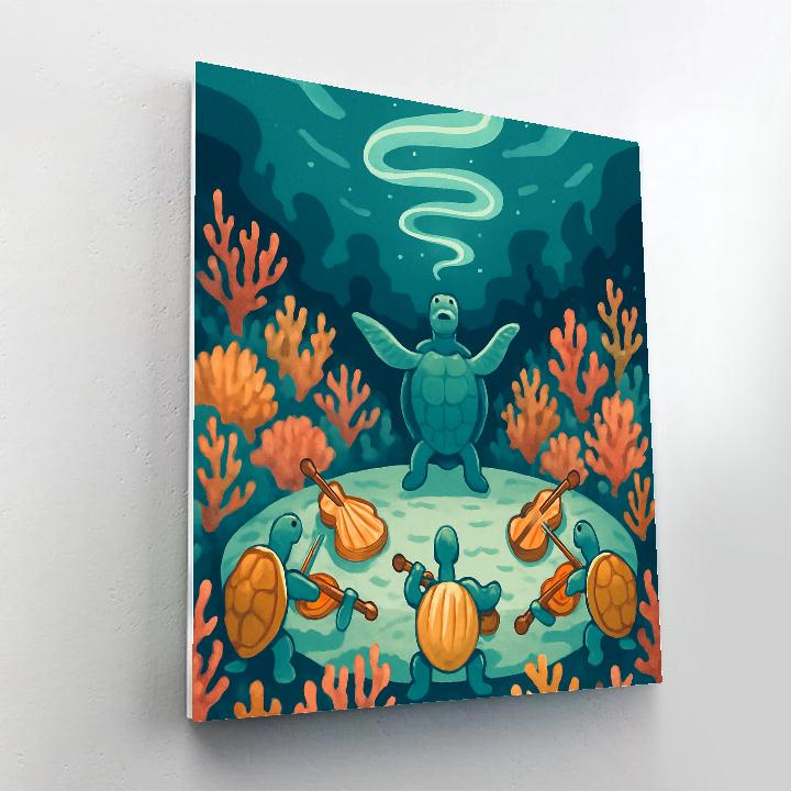 Music Coral Reef Orchestra painting number kit