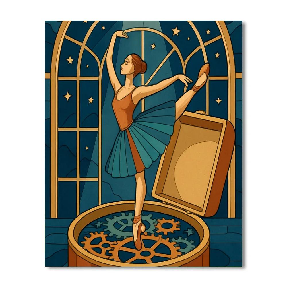 Clockwork Conservatory Ballet Paint by numbers kits