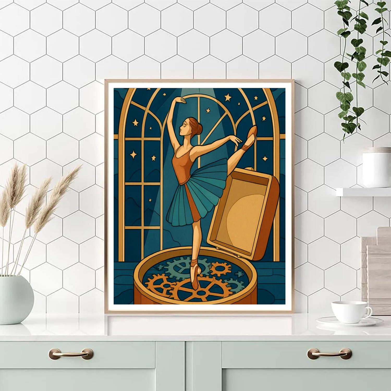 Clockwork Conservatory Ballet Paint by numbers kits