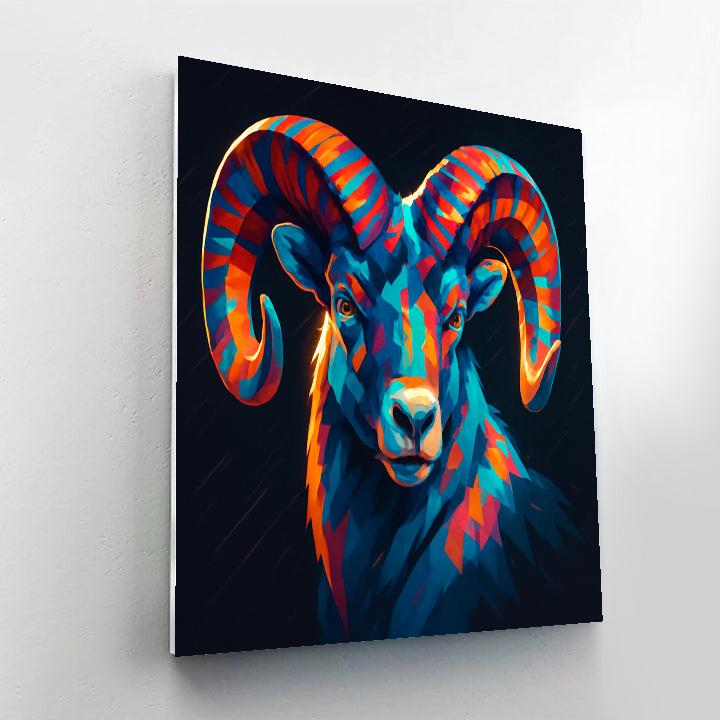 Prismatic Storm Ram Paint by numbers kits