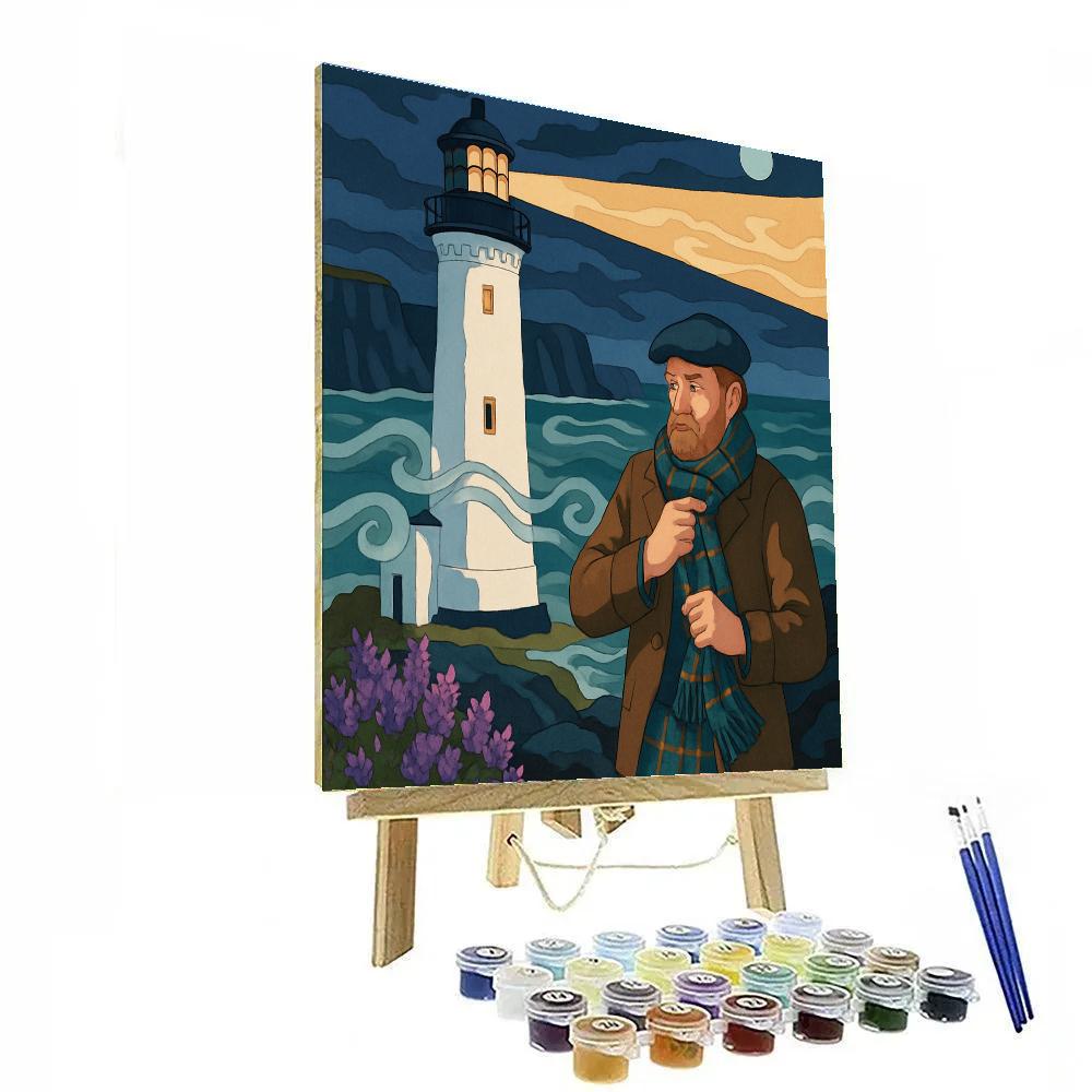 Tideglass Scotland Lighthouse Dream DIY paint by numbers