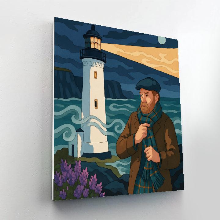Tideglass Scotland Lighthouse Dream DIY paint by numbers