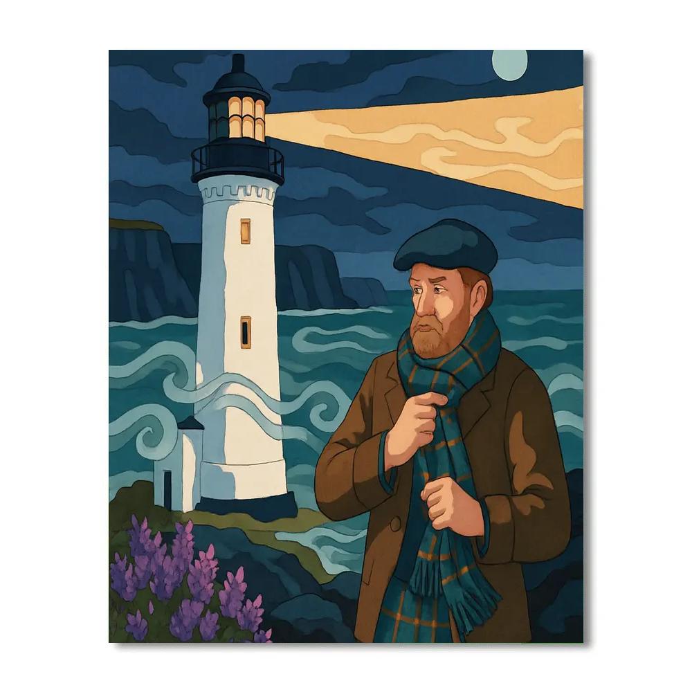 Tideglass Scotland Lighthouse Dream DIY paint by numbers