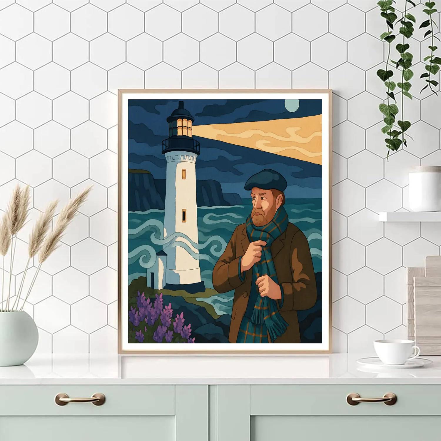 Tideglass Scotland Lighthouse Dream DIY paint by numbers
