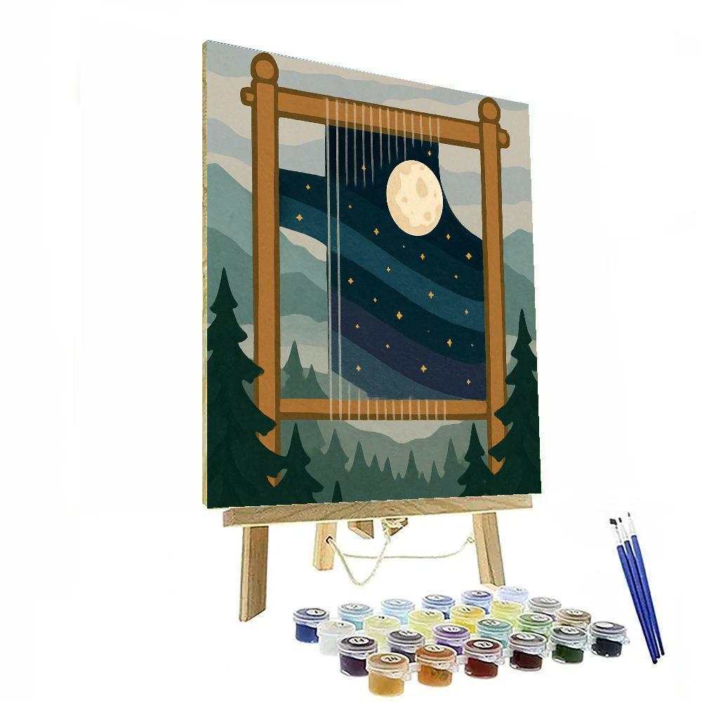 Moon Threaded Skyloom Paint by numbers kits