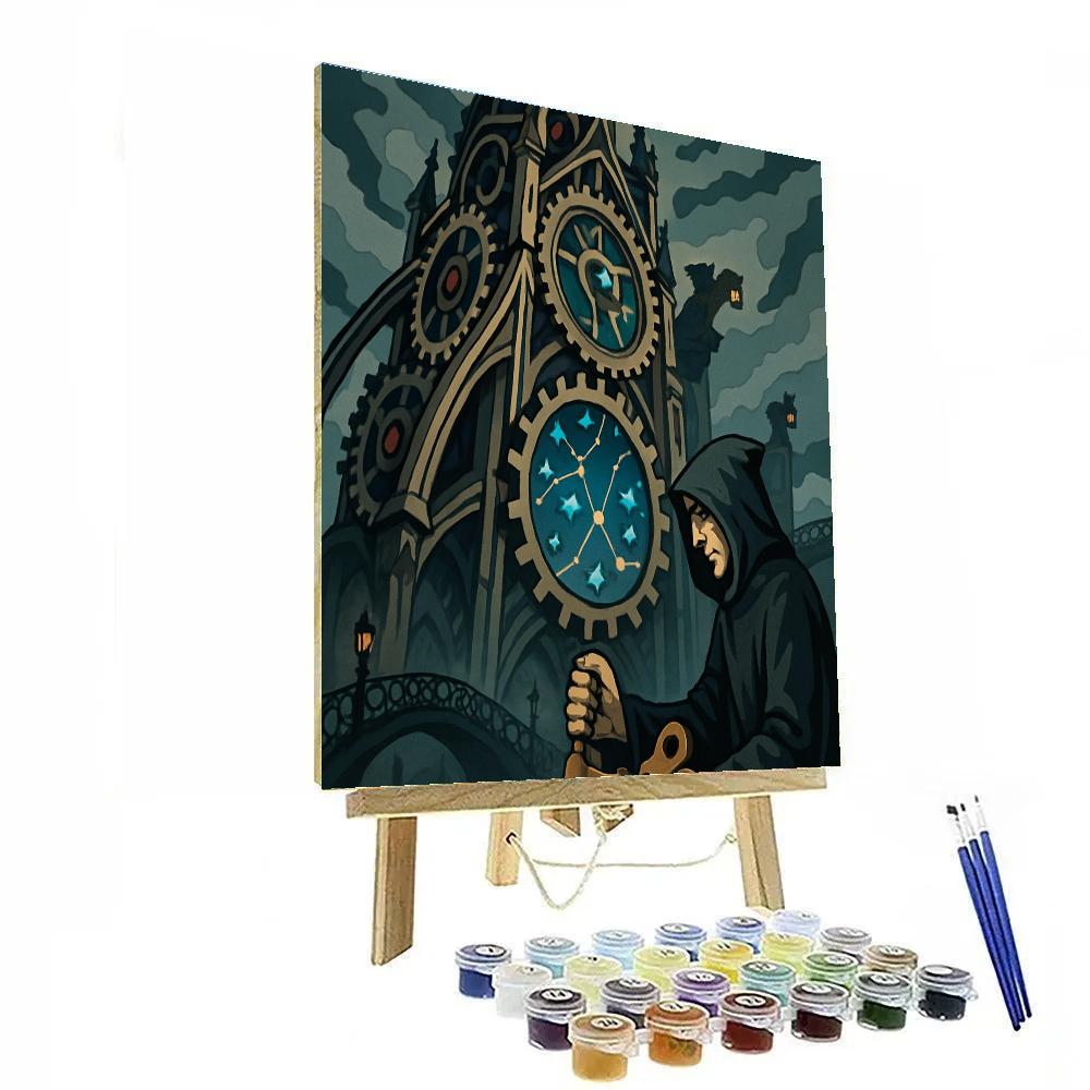 Cathedral Of Gothic Clockwork Painting by numbers kit
