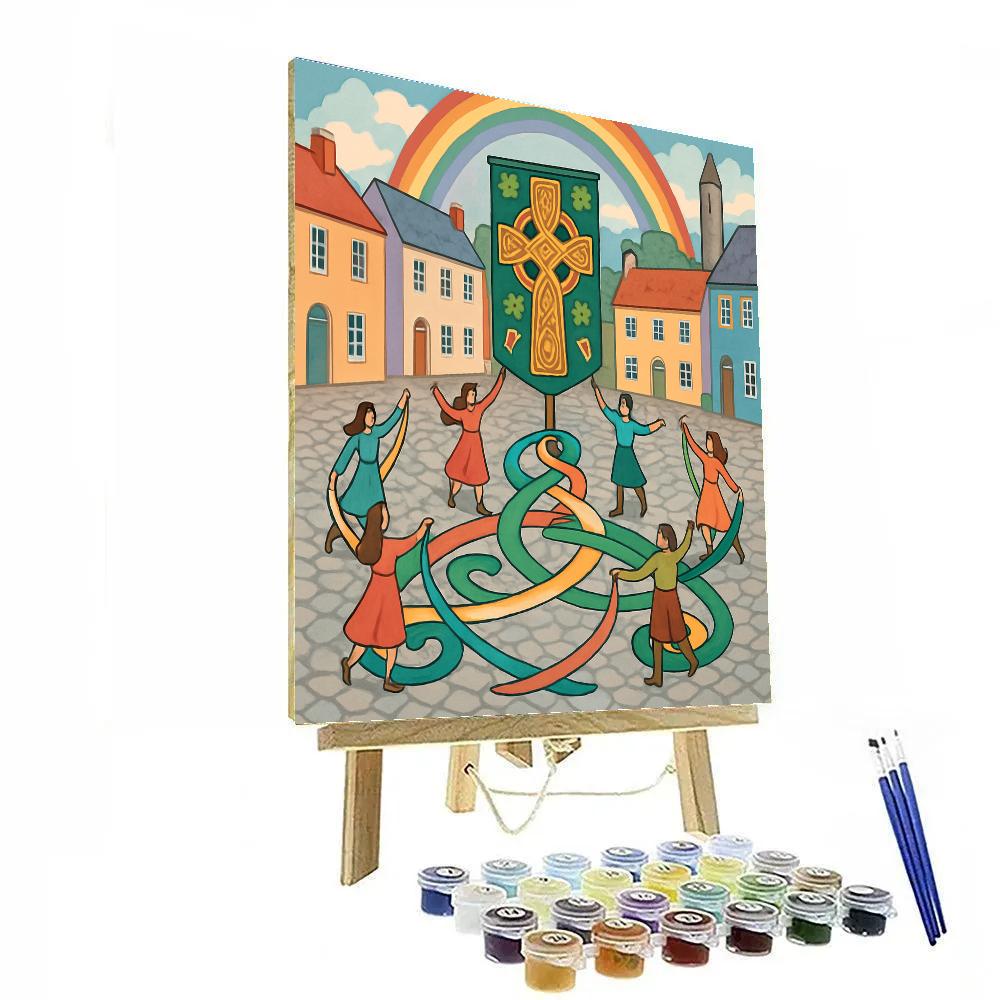 Ireland Dreamweave Knotwork Festival Painting by numbers kit