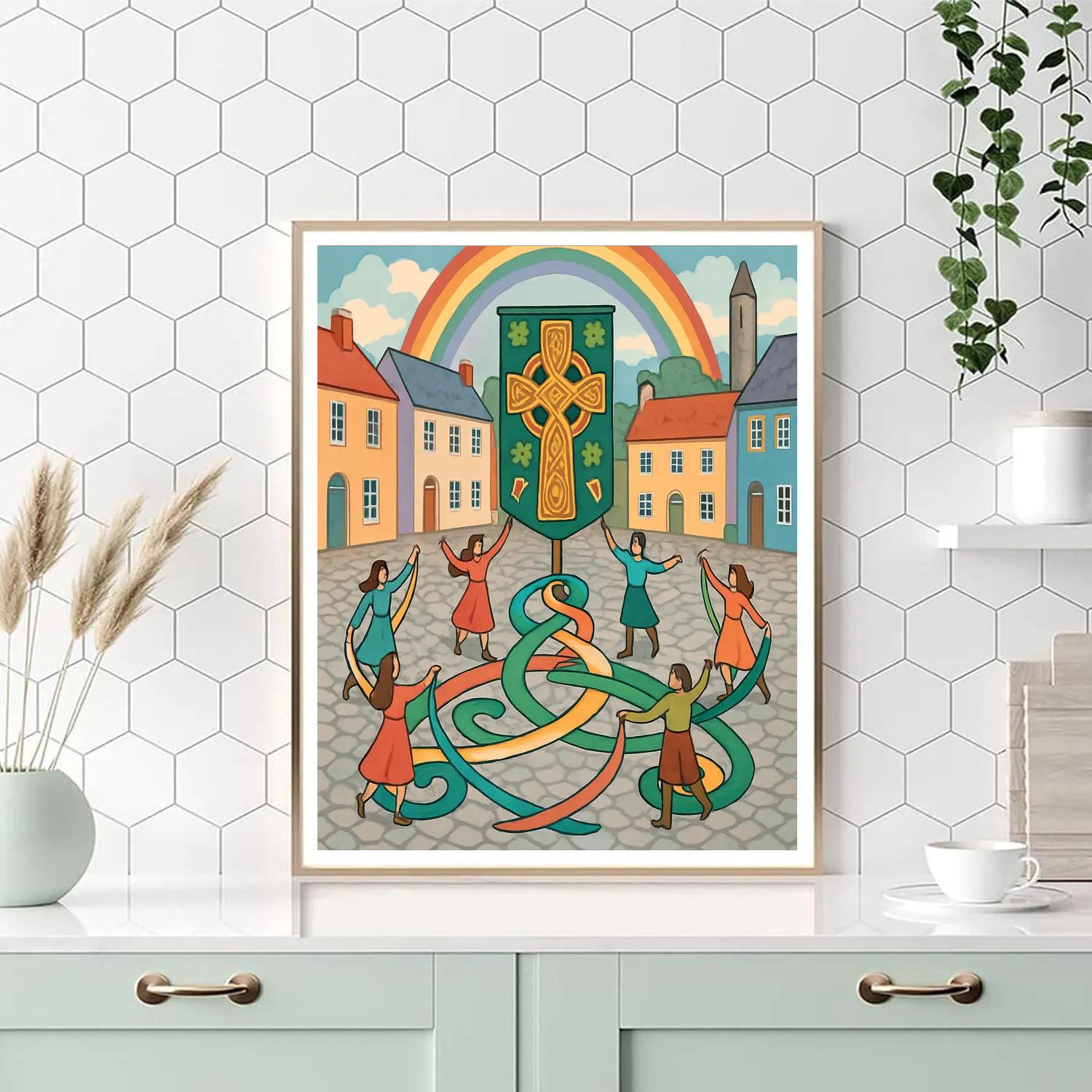 Ireland Dreamweave Knotwork Festival Painting by numbers kit