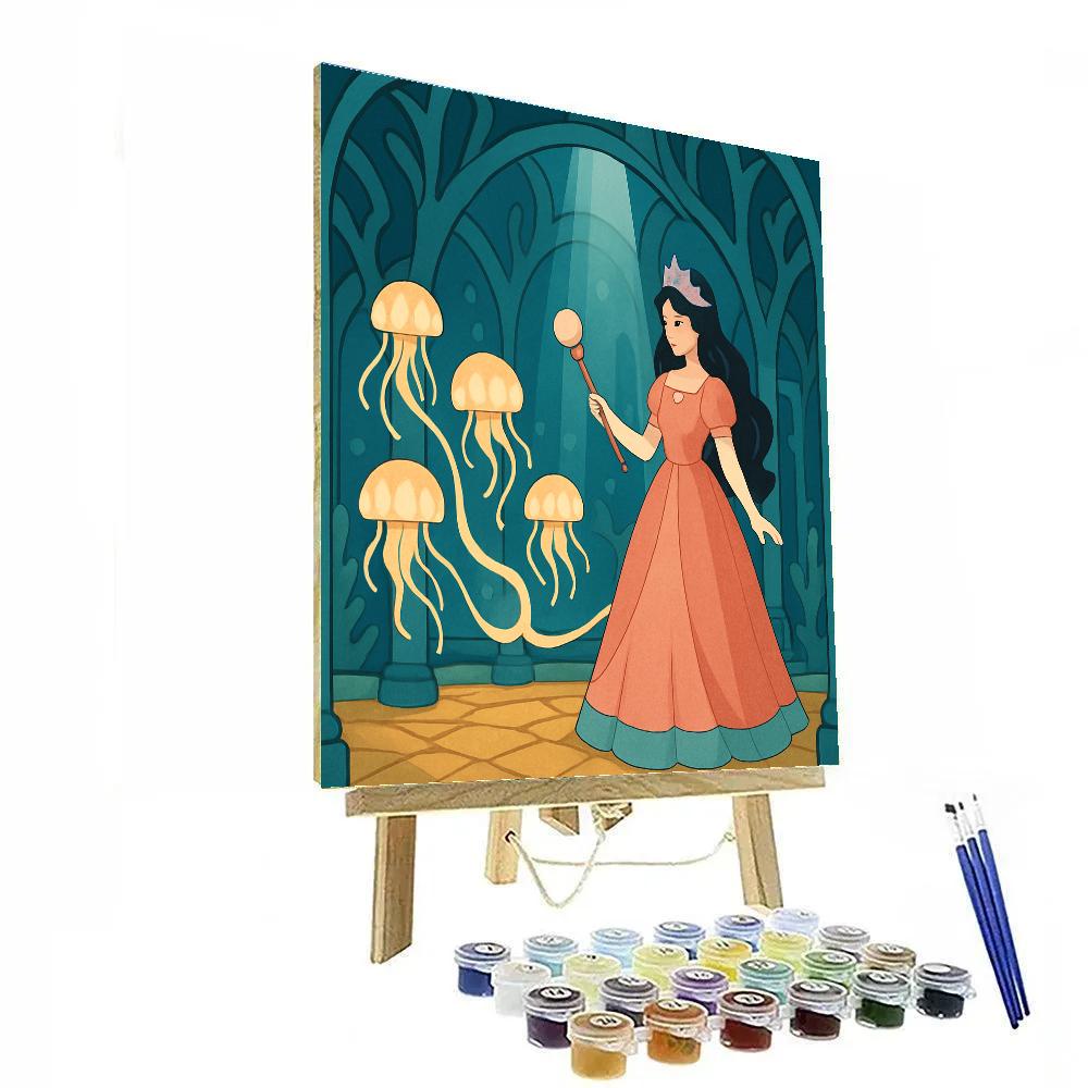 Aurora Glass Palace Princess Crafted Paint by numbers kits