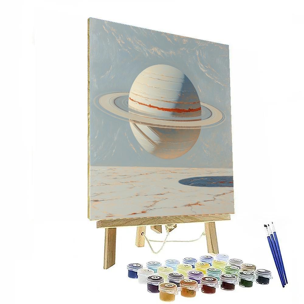 Michelangelo Inspired Saturnian Tempest Number painting