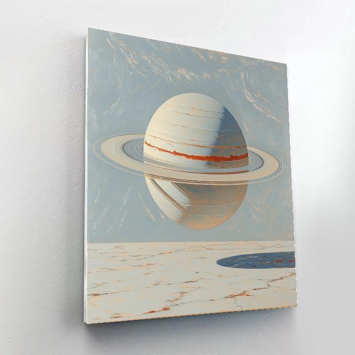 Michelangelo Inspired Saturnian Tempest Number painting