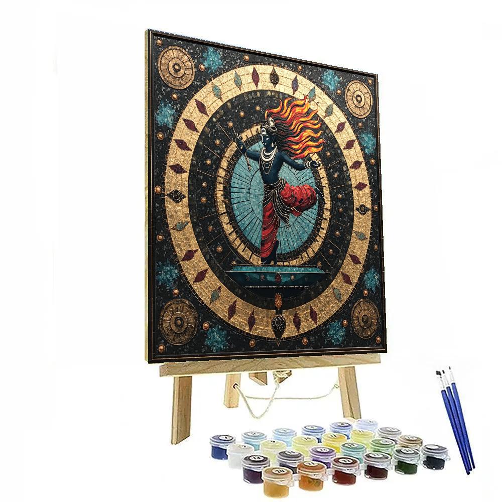 Shiva Starforge Mandala Painting by numbers kit