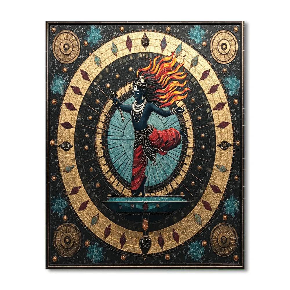 Shiva Starforge Mandala Painting by numbers kit
